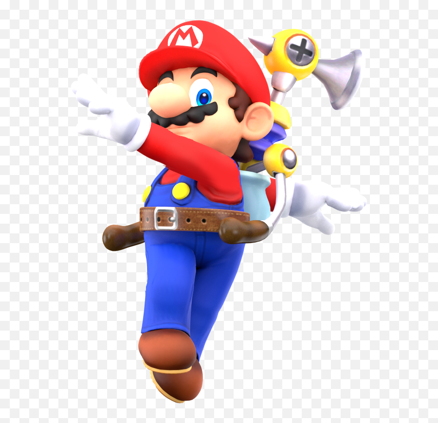 Mario Png - Super Mario Sunshine Render Emoji,Emoji Super Mario
