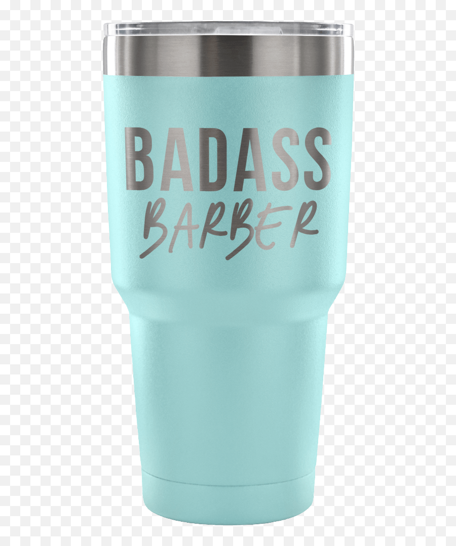 Badass Barber Tumbler Stainless Steel - Nurse Tumbler Cups Funny Emoji,Tumbler Glass Emoji