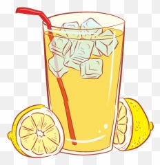 Drinking Lemonade Clipart - Emoji