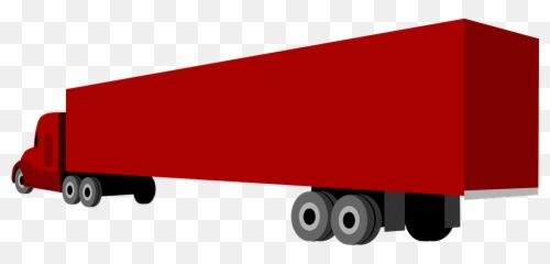 Remorque Transport De Marchandises - Container Truck Clip Art Png Emoji