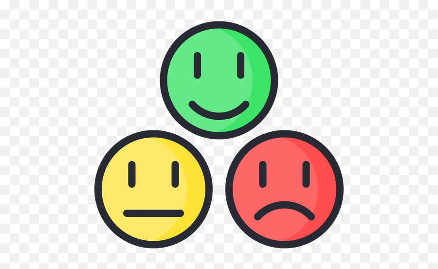 Feedback Icon Of Colored Outline Style - Smiley Emoji,Emoji Icons Answer