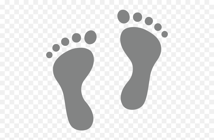 Footprints Emoji For Facebook Email Sms - Footprint Emoji Transparent,Toe Emoji