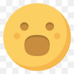 Asombrado - Circle Emoji