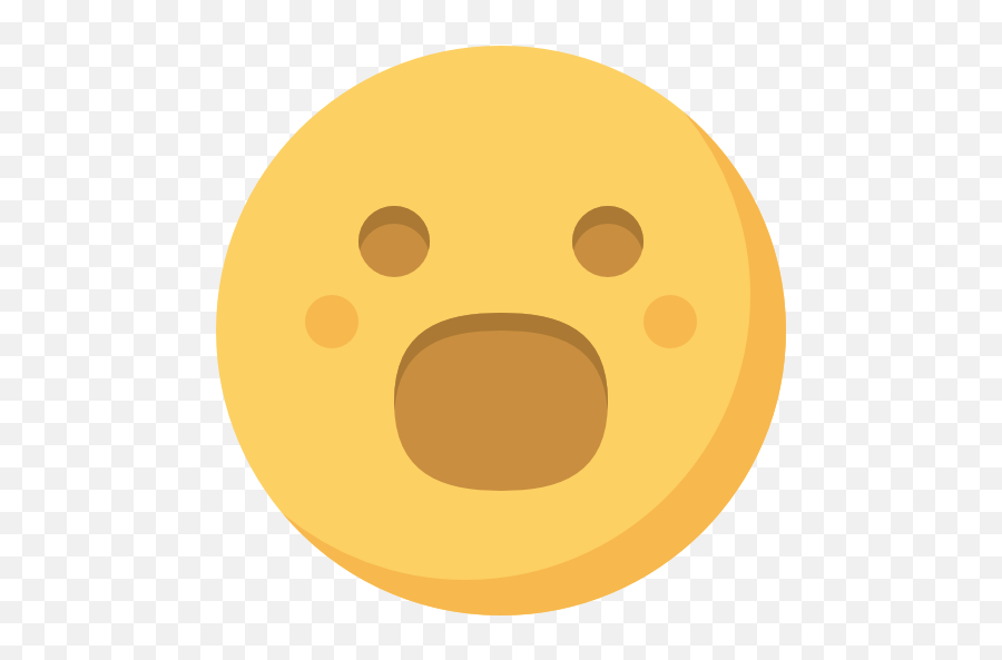 Asombrado - Circle Emoji,Emoticon Asombrado