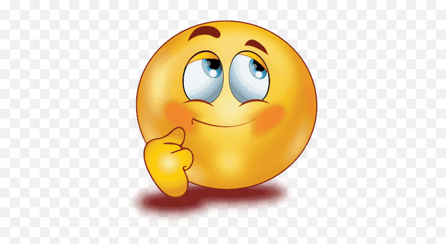 Thinking Emoji Png Transparent Image - Thinking Emoji,Thinking Emoji Transparent