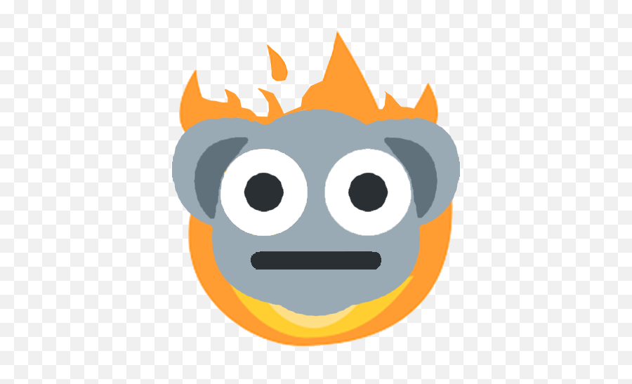 Koalafire - Discord Emoji Clip Art,Fire Emoticon