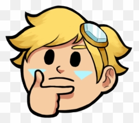 Ezreal Thinking Emoji,League Of Legends Emoji