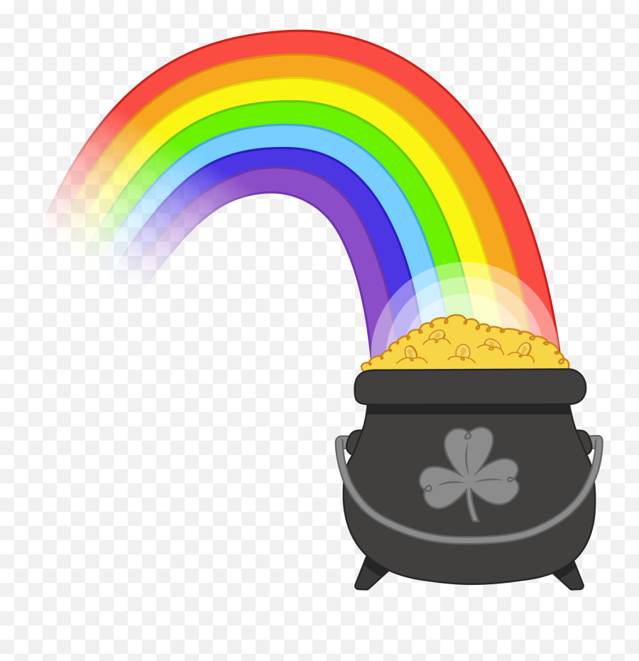 Sticker Timeline Pot Of Gold - Rainbow Pot Of Gold Png Emoji,Pot Of Gold Emoji