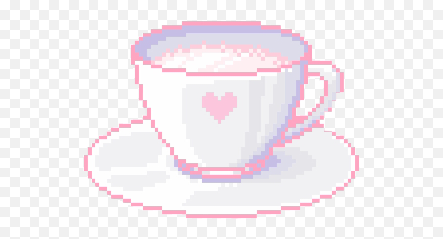 Tea Pixel Pixeltea Teacup Cute Kawaii Pink Freetoedit - Pixel Kawaii Tea Emoji,Tea Cup Emoji