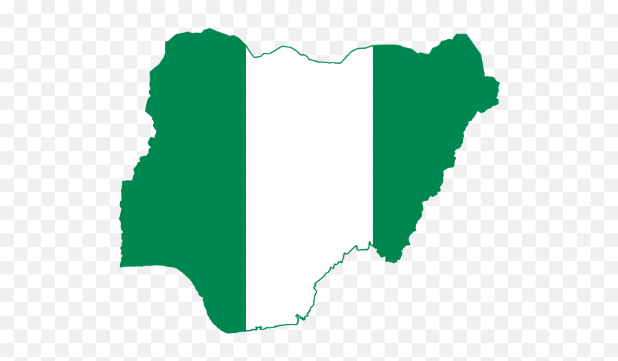 Map Of Nigeria Clipart - Nigeria Flag In Country Emoji,Nigeria Flag Emoji