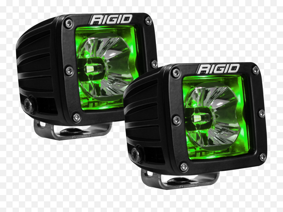 Led Pod With Green Backlight Radiance Rigid Industries - Rigid Radiance Pod Green Emoji,Flasher Emoji
