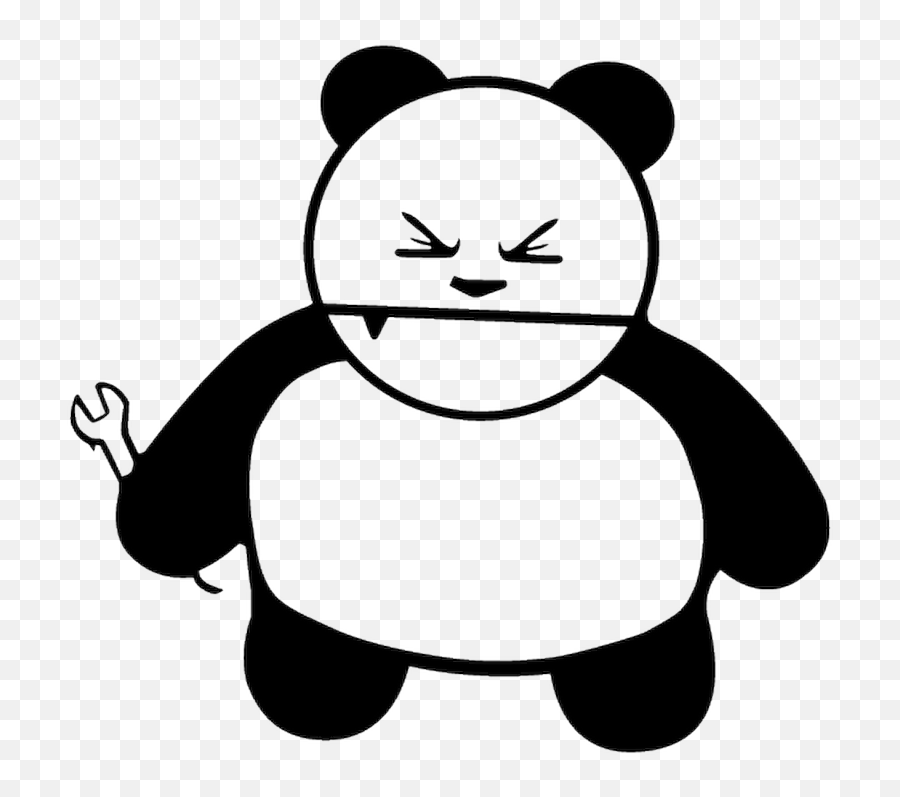 Jdm Panda Mechanic Decal - Mechanic Panda Emoji,Mechanic Emoji