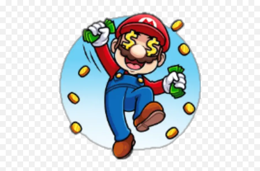 Mario Bros Stickers For Whatsapp - Super Mario Stickers Png Emoji,Mario Emojis