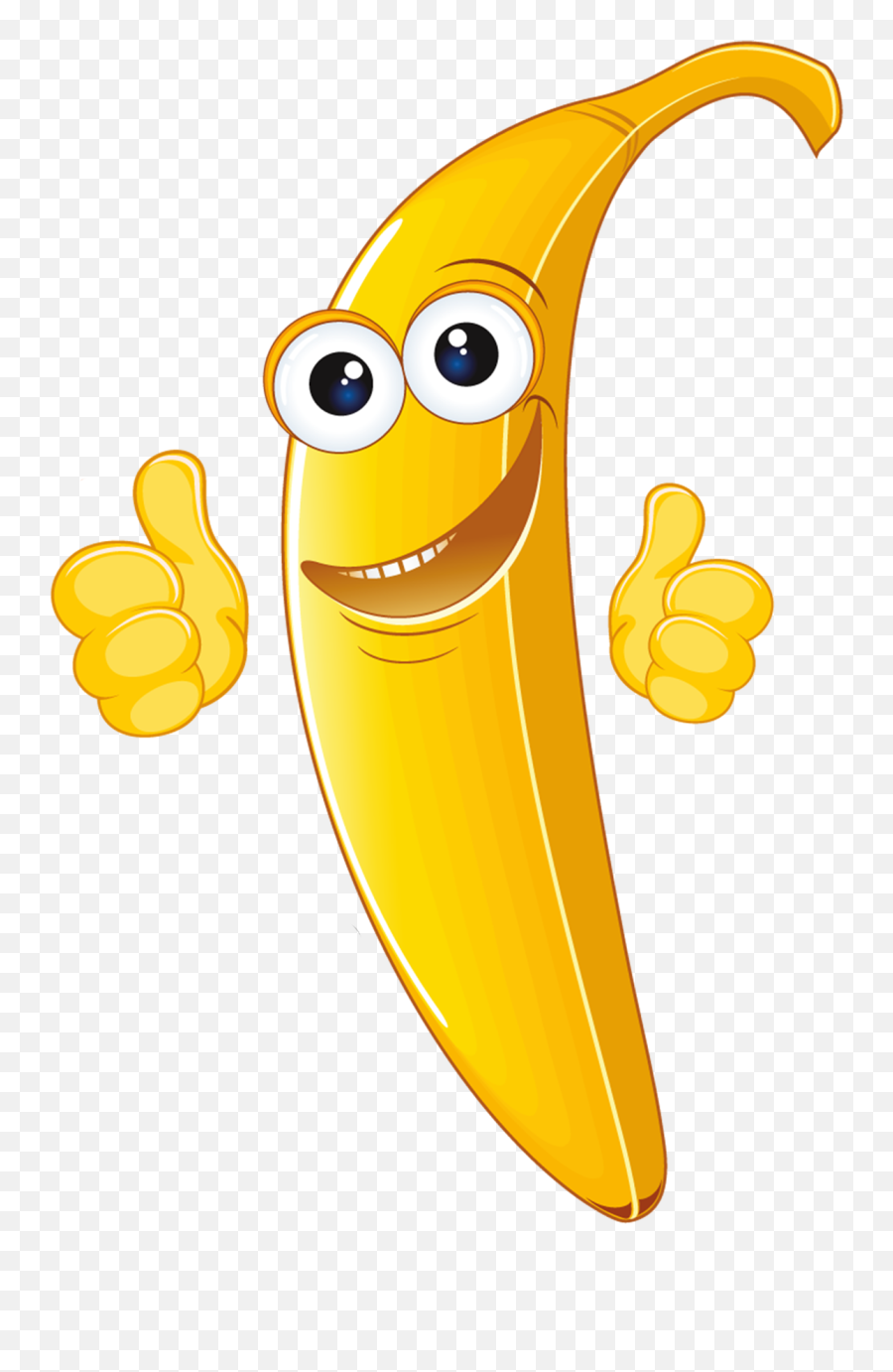 Banana Cartoon Free Download Image - Banana Smiley Png Emoji,Banana Emoticon