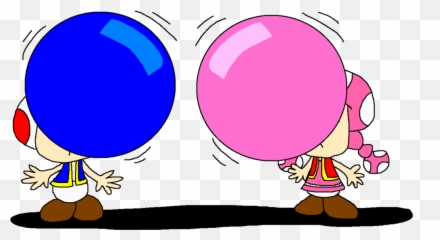 Chewing Gum Bubble Cartoon - Bubblegum Emoji