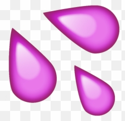 Water Drops Emoji Png Clipart - Water Emoji Whatsapp,Water Drop Emoji