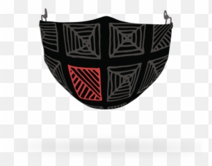 Colourful Motifs Face Coverings - Geometrical and Illusion Decorative Emoji