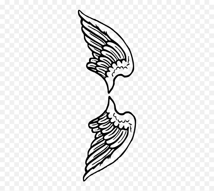 Free Angelic Angel Vectors - Alas De Angel En Png Dibujo Emoji,Devil Horns Emoji