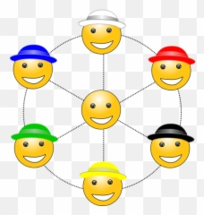 Six Hats To Thinking Vector Image - Clip Art Emoji,Thinking Emoji