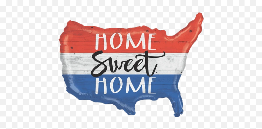 Shop Home Sweet Home Usa Balloon - Home Sweet Home Usa Emoji,Belize Flag Emoji