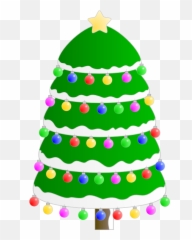 Christmas Tree Arbol De Navidad Clipart - Süslü Ylba Aac Çizimi Emoji,Christmas Tree Emoticons