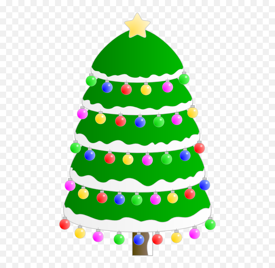 Christmas Tree Arbol De Navidad Clipart - Süslü Ylba Aac Çizimi Emoji,Christmas Tree Emoticons