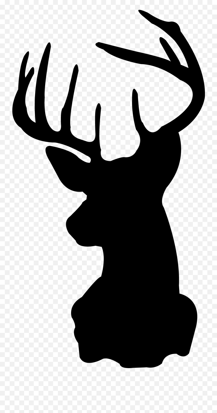 Free Deer Head Logo Download Free Clip - Outline Deer Head Drawing Emoji,Deer Hunting Emoji