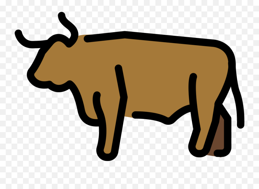 Openmoji - Clip Art Emoji,Bull Emoji