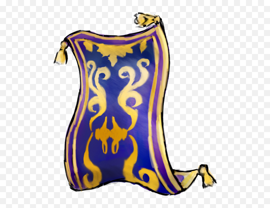 Carpet Drawing Aladdin Character - Drawing Of A Magic Carpet Emoji,Magic Carpet Emoji
