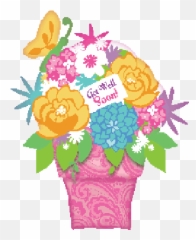 Floral Botanical - Get Well Soon Flowers Emoji