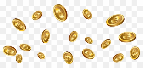 Download Raining Money Png - Gold Coins Emoji