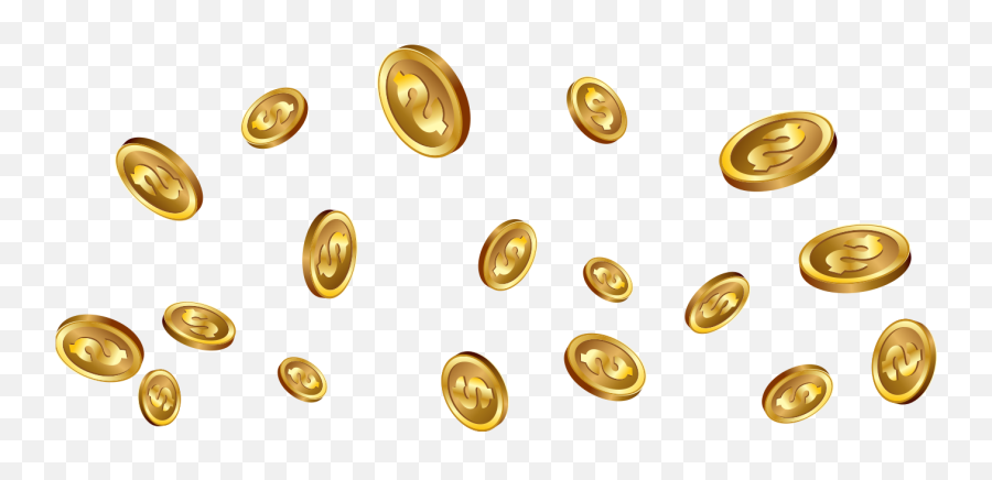 Download Raining Money Png - Gold Coins Raining Png Emoji,Raining Money Emoji