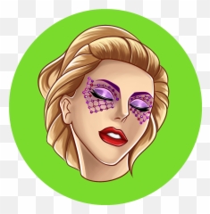 Gaga Media - Gaga A Star Is Born Drawing Emoji,Shook Emoji