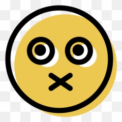 Smiling Interface People Feelings Face Emoticon Muted - Circle Emoji,O/ Emoticon
