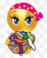 Girly Emoji Stickers For Whatsapp - Dirty Clothes Clipart
