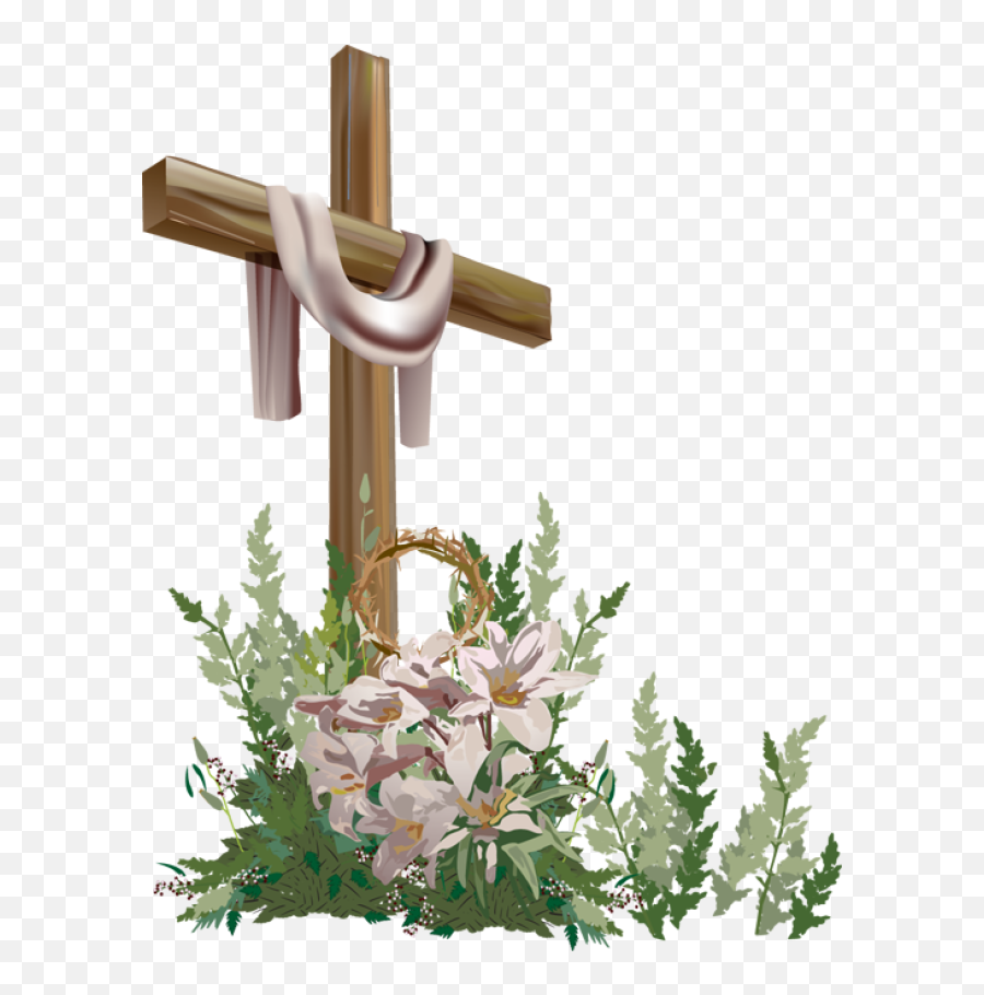 Religious Easter Cross Clipart - Religious Easter Clipart Emoji,Cross Emoji Iphone