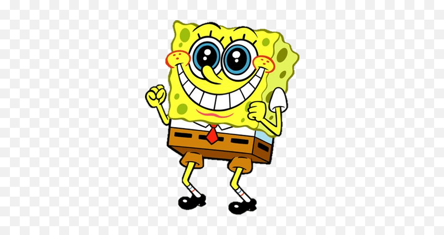 Excited Clipart Transparent Background - Sponge Bob Emoji,Spongebob Emoticons