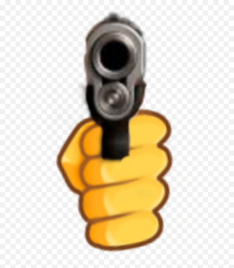 Emoji Pistol Gun Frontview Yeet - Firearm,Gun Emoji