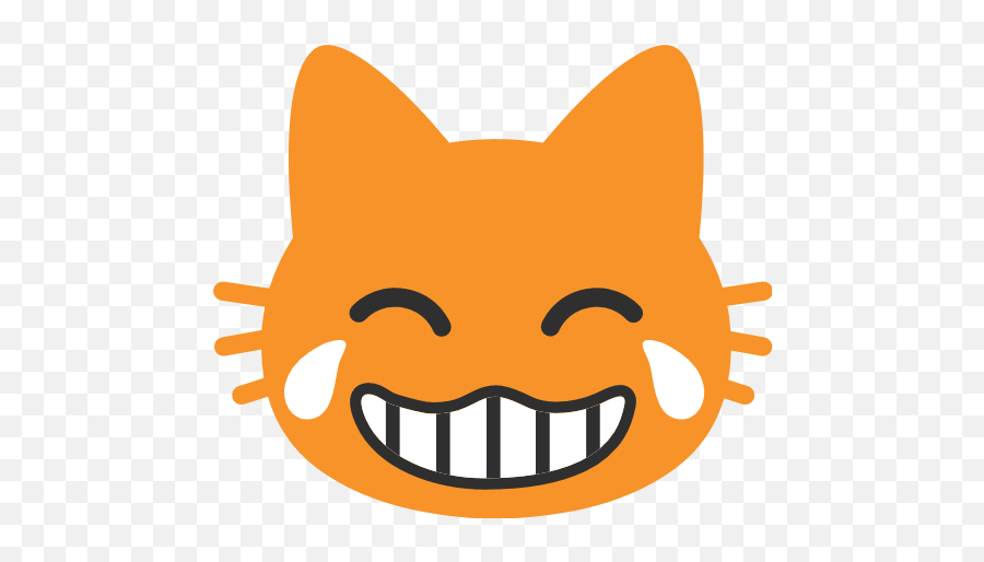 Cat Face With Tears Of Joy Emoji For Facebook Email Sms - Android Laughing Cat Emoji,Cry Laughing Emoji