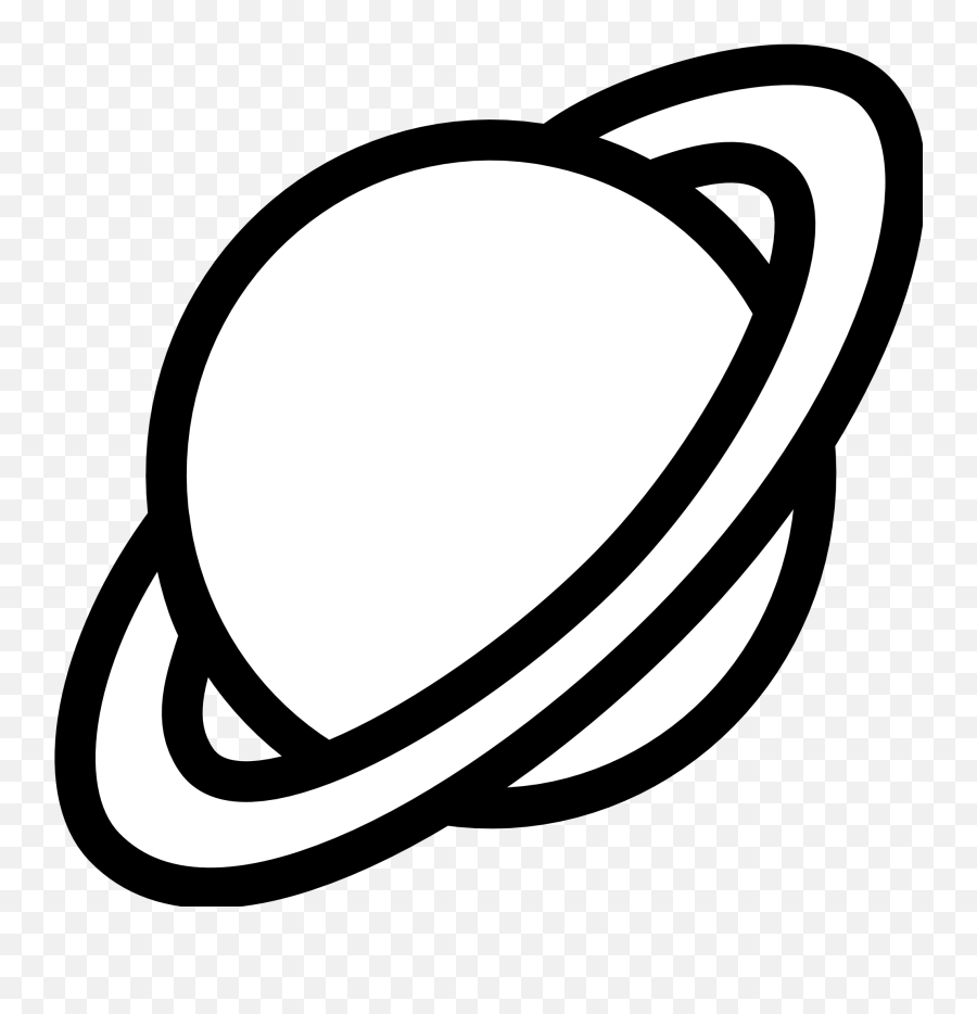 Black And White Planet Clipart - Planet Clip Art Black And White Emoji,Planets Emoji