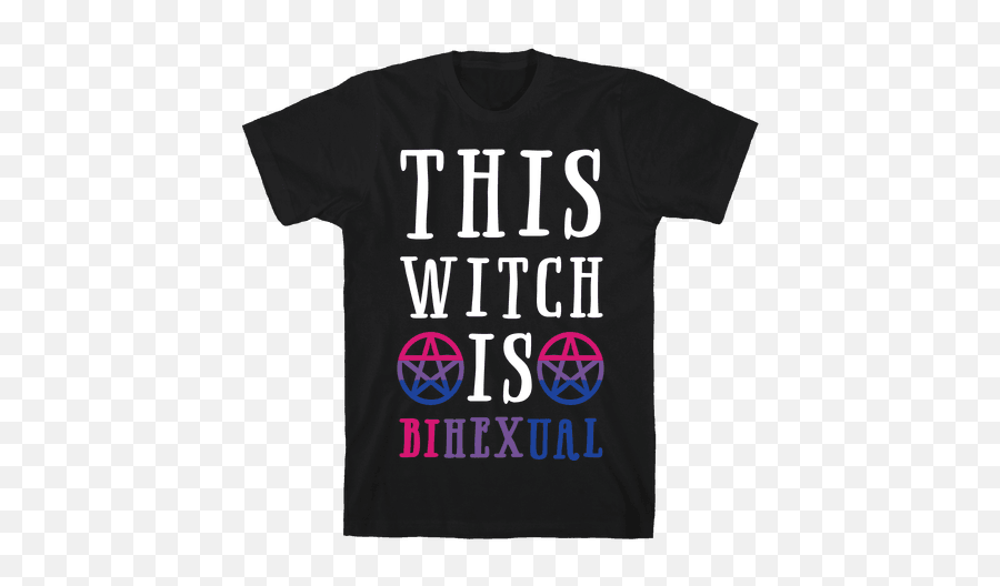 Bi Witch T - Shirts Mugs And More Lookhuman Active Shirt Emoji,Bisexual Symbol Emoji