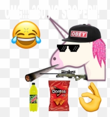 Meme Mlg Sticker Emoji,Deep Fried Emoji