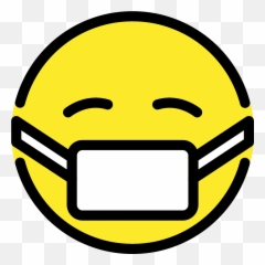 Face With Medical Mask Emoji Clipart - Svg