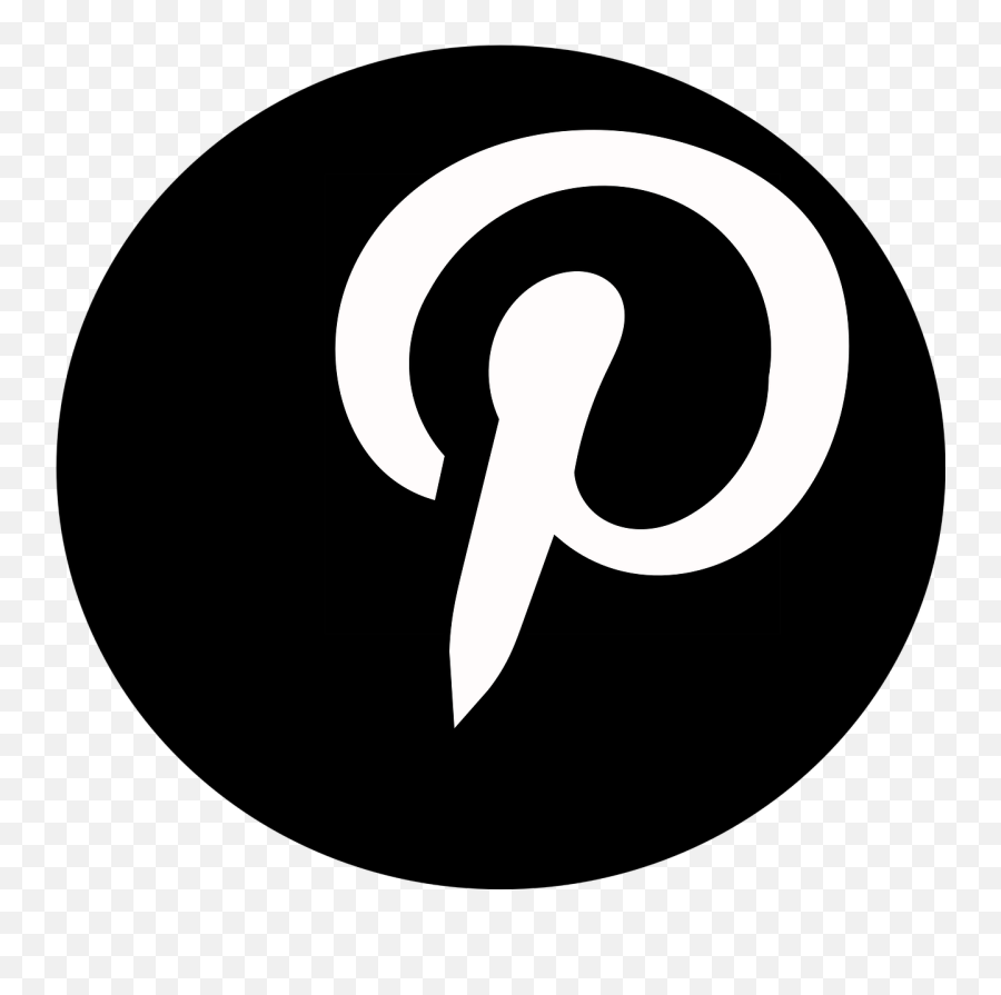 Pinterest Social Media Post Like Comment - Black Pinterest Logo Transparent Background Emoji,Email Emoticon