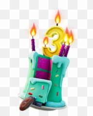 Fortnite 3rd Birthday Event Challenges And Rewards - Millenium Fortnite Cake Back Bling Emoji,Emoji Birthday Candles