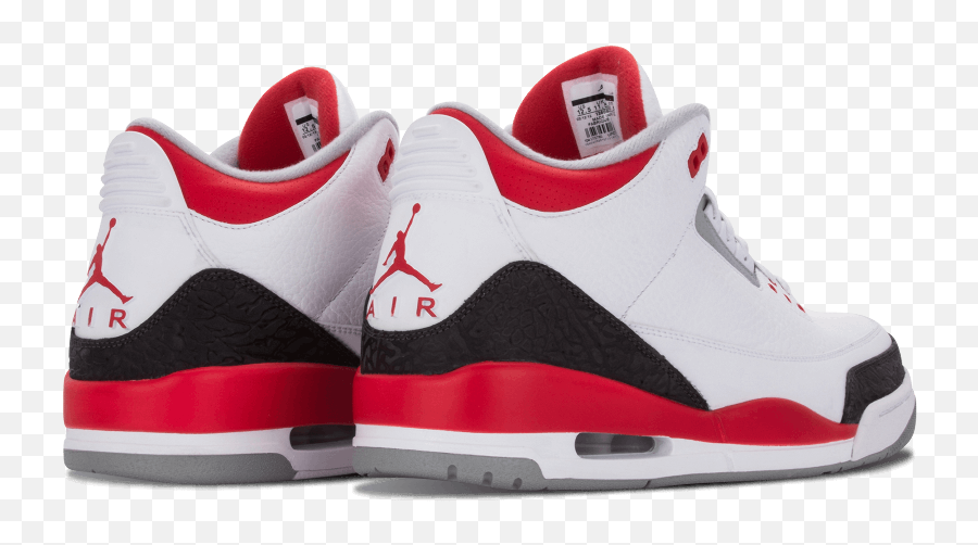 Air Jordan 3 - Jordan 3 Fire Red 2013 Emoji,Air Jordan Emoji