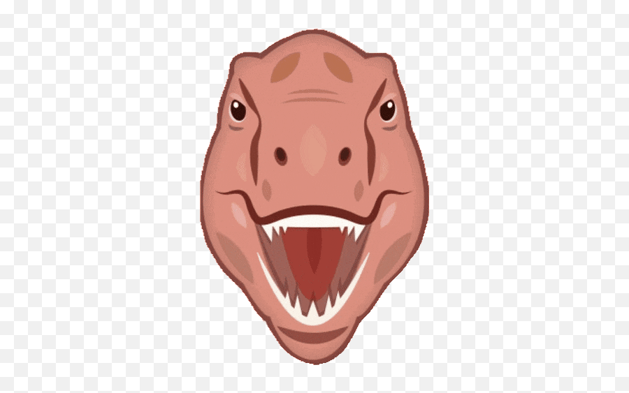 Top Dinosaur Game Stickers For Android - Dinosaur Head Clipart Gif Emoji,Dinosaur Emoji Android