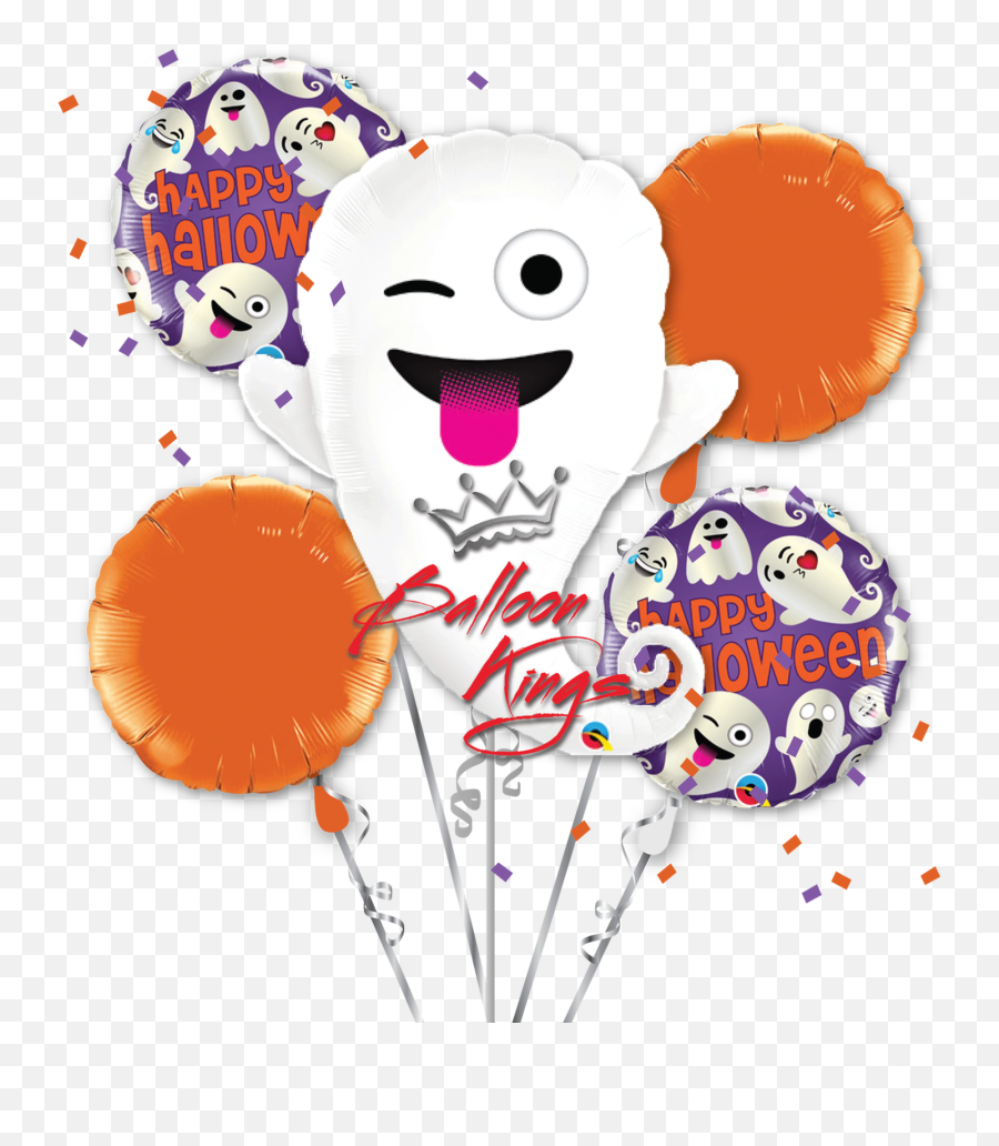 Ghost Emoji Bouquet - Happy Turkey Day,Ghost Emoji