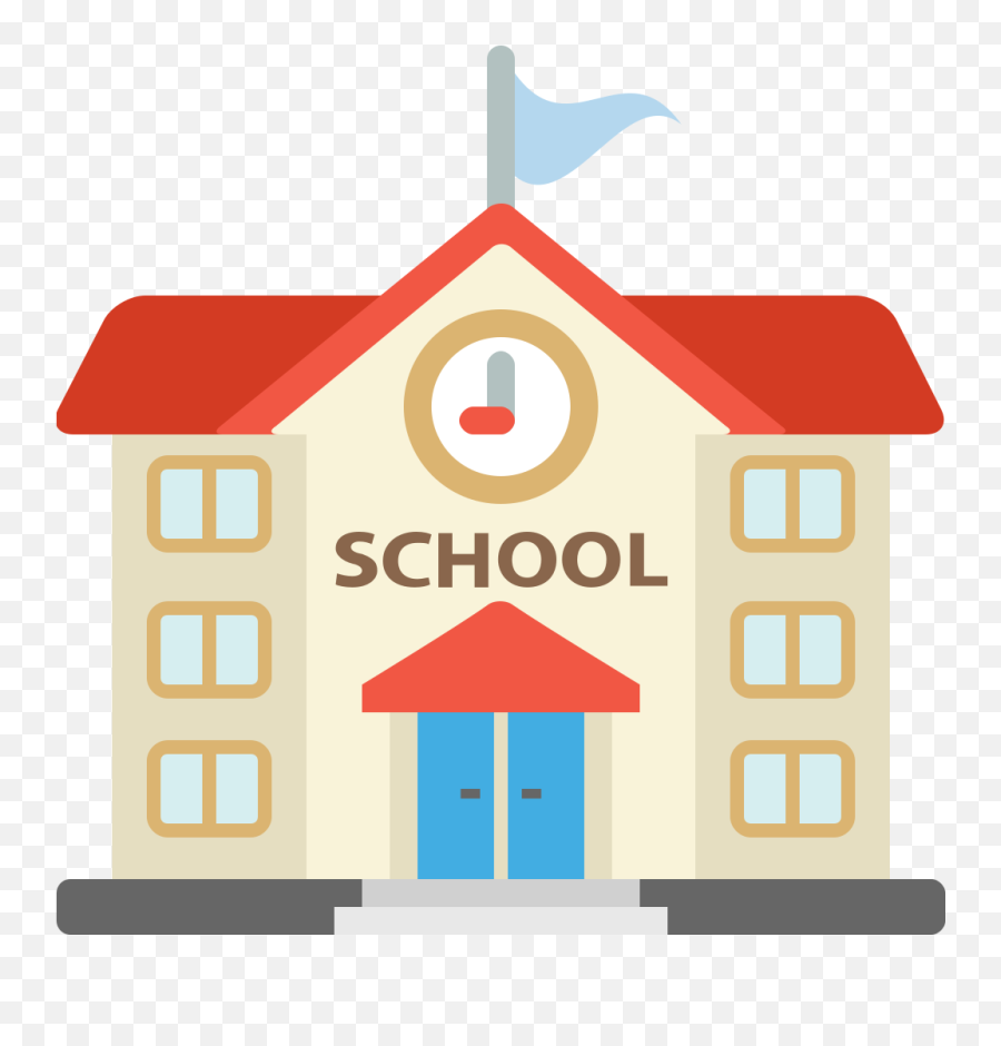Emojione 1f3eb - School Clipart Transparent Emoji,B Emoji