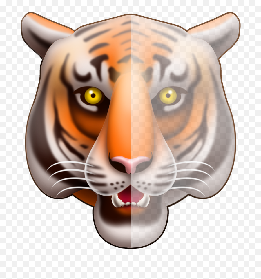 Za Emojis - Siberian Tiger,Man Boat Tiger Emoji